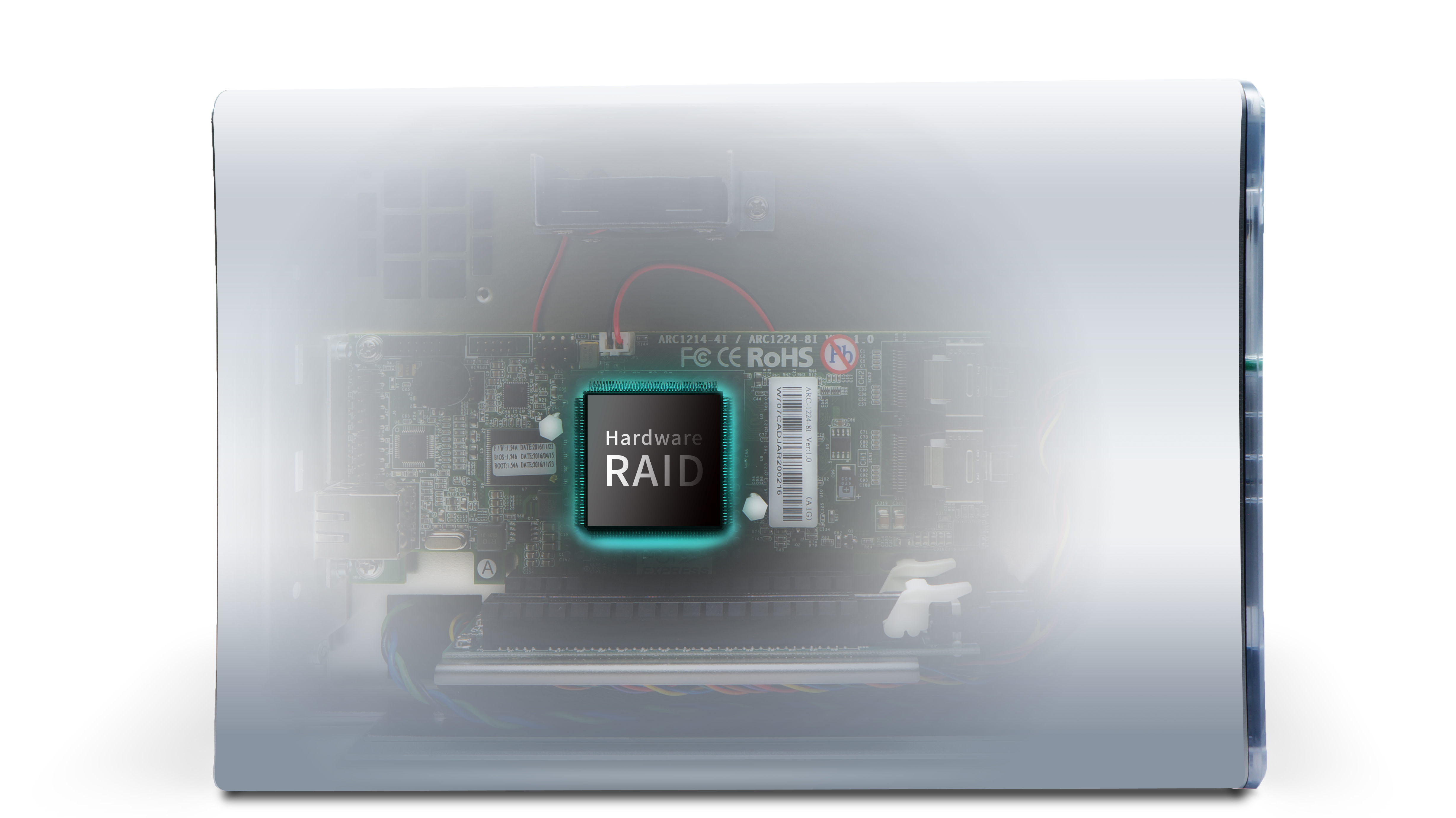 Thunderbolt 3 RAID storage – NA762TB3 with hardware RAID controller