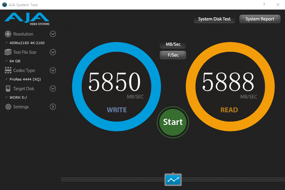 the data rate result by two ns780s-g3 connect to host in windows 10